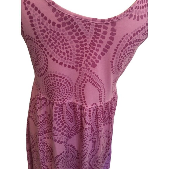 Icantoo Purple Size Extra Small Dress Womens Paisley Knee Length 100% Cotton NEW - Picture 5 of 9